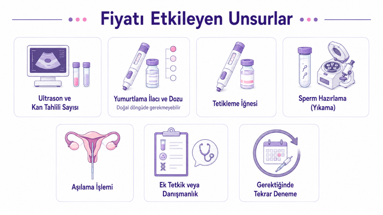 Aşılama fiyatını etkileyen unsurlar