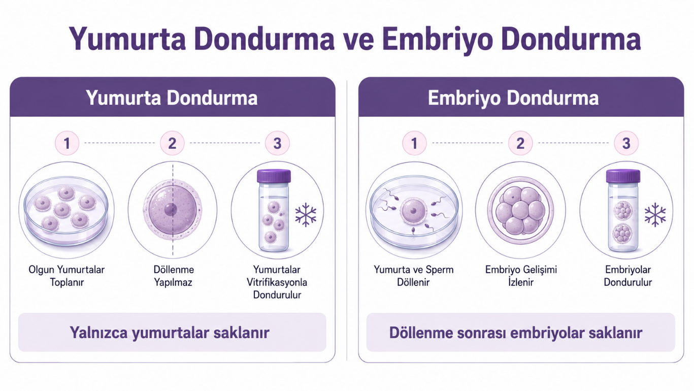 Yumurta dondurma işlemi nedir